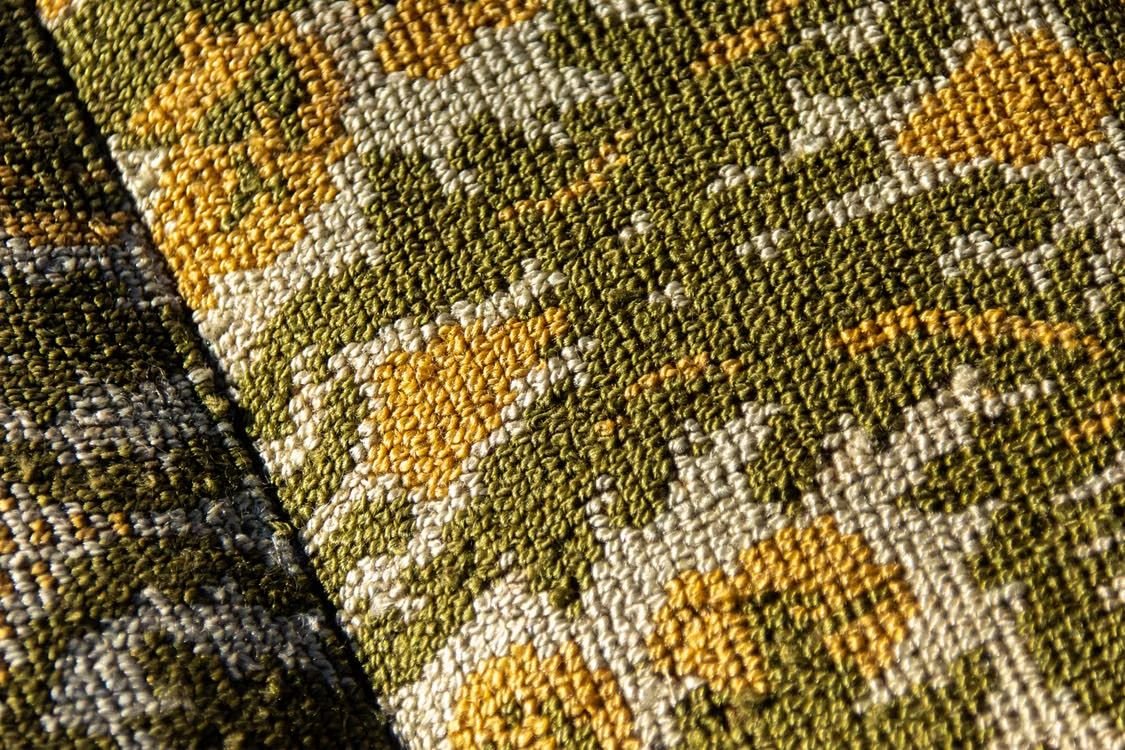 Woven texture with metallic thread accent